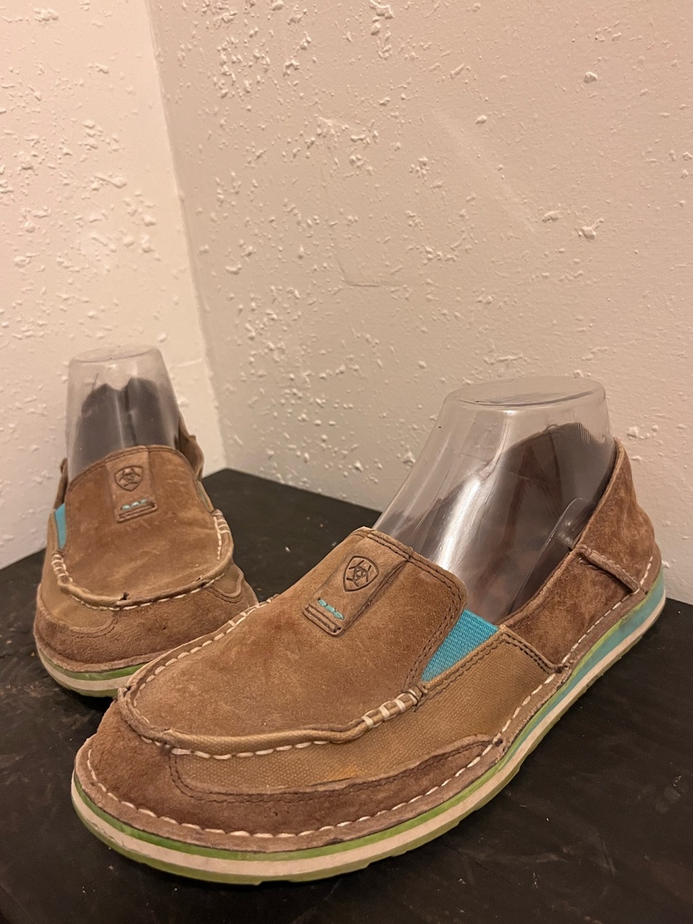 Ariat Brown Suede Leather Cruiser Slip On Loafers Women’s Size 8